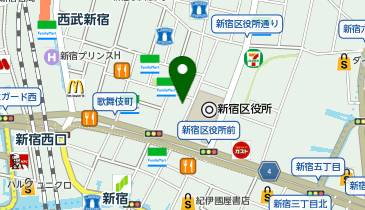 チケットカウンター ハナミチ東京歌舞伎町店の地図画像