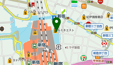 gelato pique ルミネエスト新宿店の地図画像