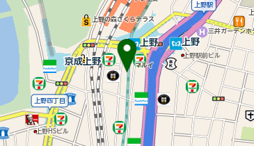 move 上野マルイ店の地図画像