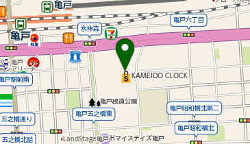 BREEZE カメイドクロック店の地図画像