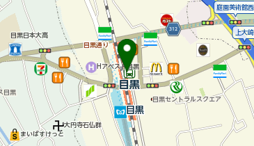 ミナミヤ アトレ目黒店の地図画像