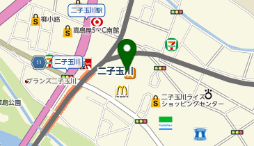 エイチ・アイ・エス 二子玉川ライズ店の地図画像