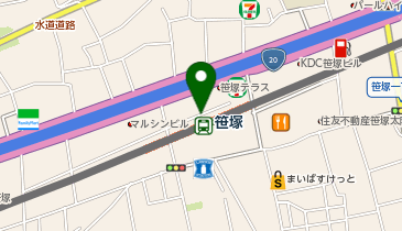 ザ・ダイソー 京王クラウン街笹塚店の地図画像