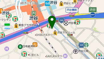 酢重 Indigo 渋谷ストリーム店の地図画像
