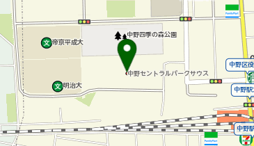 大阪王将 中野セントラルパークサウス店の地図画像