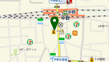 チーズ&パスタ パステル 中野マルイ店の地図画像