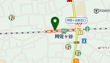ブルーブルーエ ビーンズ阿佐ヶ谷店の地図画像