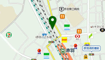 ラティス エキュート赤羽店の地図画像