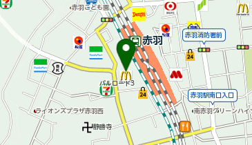 MUK MOCABROWN 赤羽アピレ店の地図画像