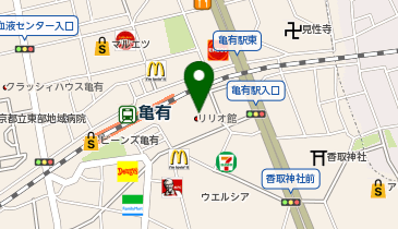 葛飾区亀有地区センター第三会議室の地図画像