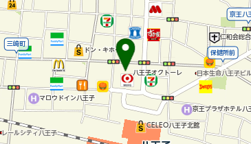 ホームセンター コーナン 八王子オクトーレ店の地図画像