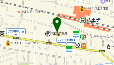 佐藤貴美枝 ニットソーイングクラブ サザンスカイタワー八王子店の地図画像