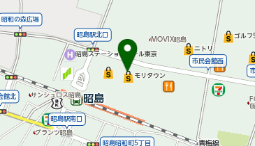 ニトリ MORITOWN店の地図画像