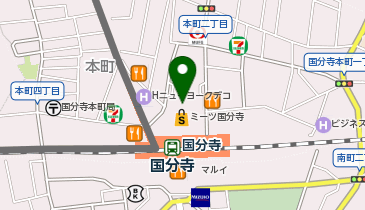 ショップイン ミーツ国分寺店の地図画像