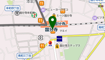 THE NORTH FACE 国分寺マルイ店の地図画像