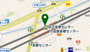 atman 京王多摩センターSC店の地図画像