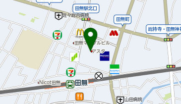フルーツあきやま 田無アスタ店の地図画像