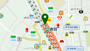 パスポート ビーンズ赤羽店の地図画像