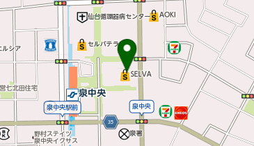 CAMINAR 仙台セルバ店の地図画像