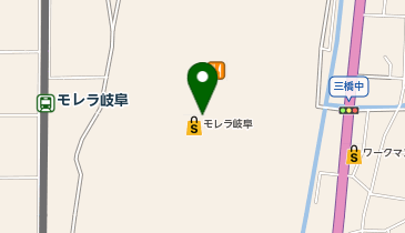 宝くじの店 平川 モレラ岐阜店の地図画像