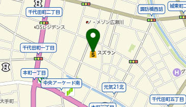 ワコール/CW-X スズラン百貨店前橋店の地図画像