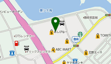 Minami kitchen 沖縄アウトレットモールあしびなー店の地図画像