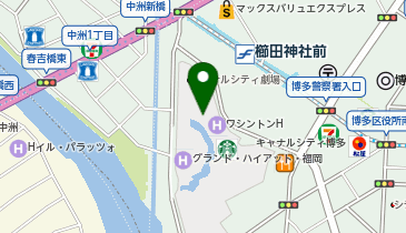 マイオンリーフレグランス CANALCITY OPA店の地図画像