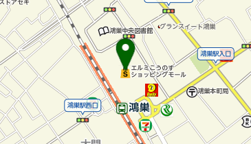 タイトーFステーション エルミこうのす店の地図画像