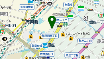 アンカーストア GINZA INZ1店の地図画像