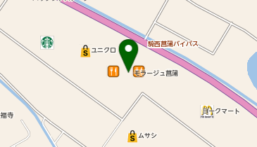 CUTE モラージュ菖蒲店の地図画像