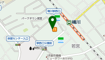 カフェ・ド・クリエ おけがわマイン店の地図画像