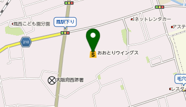 三木楽器 鳳センター OOTORI WINGS店の地図画像
