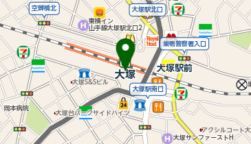 焼魚専門店 二代目 魚日出 アトレヴィ大塚店の地図画像