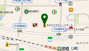 日本旅行特約店 三洋航空サービス あまがさきキューズモール店の地図画像