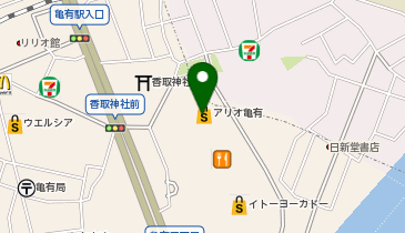 MOMI&TOY&rsquo;S アリオ亀有店の地図画像