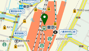 オーベルジーヌ グランスタ東京店の地図画像