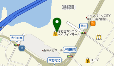 MARKEY'S 岸和田カンカンベイサイドモール店の地図画像