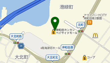 保険デザイン岸和田カンカンベイサイドモール店の地図画像