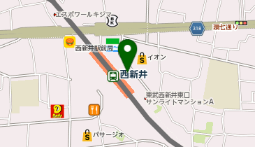 パンジー 西新井TOSCA店の地図画像