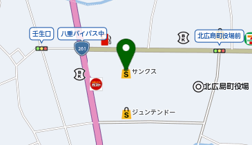 ホワイト舎 千代田サンクスショッピングセンター店の地図画像