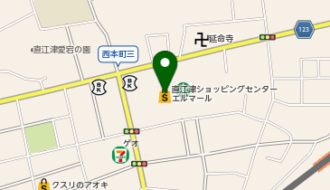 北野屋スポーツ 直江津ショッピングセンターelmar店の地図画像