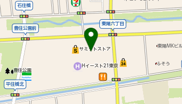 鍛冶屋 文蔵 東京イースト21店の地図画像