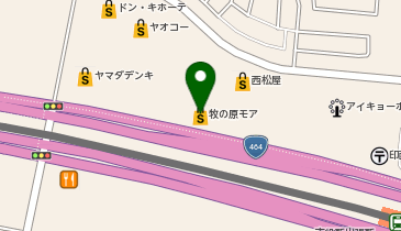 ブルースカイランドリー 牧の原モア店の地図画像