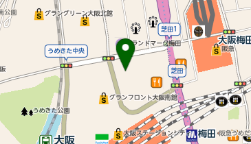 SAKURA BUS SQUARE リンクス梅田店の地図画像