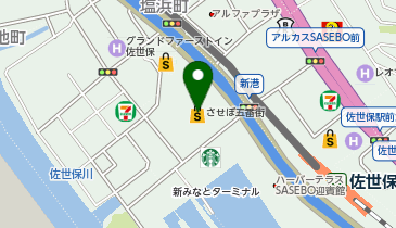 BREEZE させぼ五番街店の地図画像