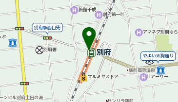 なつま屋 えきマチ1丁目別府店の地図画像