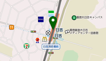 ベリテ 日吉東急アベニュー店の地図画像