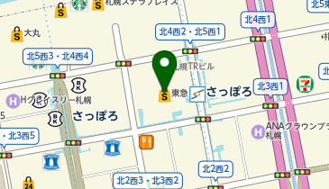 百味千菜 サザエ さっぽろ店の地図画像