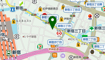 Apple 新宿マルイ本館店の地図画像