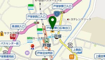 ブルーブルーエ 戸塚モディ店の地図画像